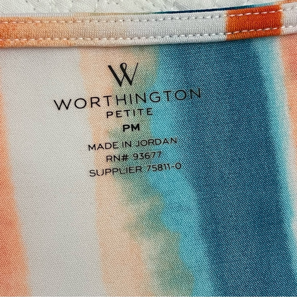 WORTHINGTON Sleeveless Top Size MP - Picture 9 of 10